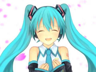 hatsune miku at ease